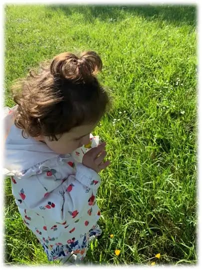 Photo bébé et fleurs Fleurs de Bach