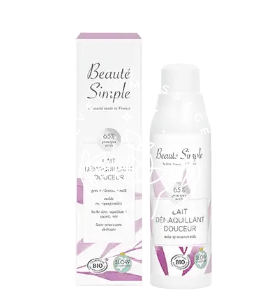 Lait démaquillant douceur Beauté Simple - Soins visage