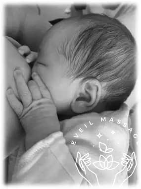 Photo bébé & maman éveil massage